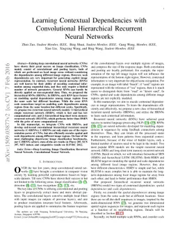 Learning Contextual Dependencies with Convolutional Hierarchical
  Recurrent Neural Networks