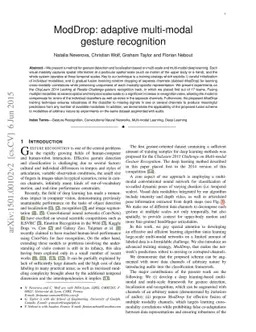 ModDrop: adaptive multi-modal gesture recognition