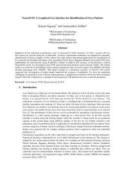 NeuroSVM: A Graphical User Interface for Identification of Liver
  Patients