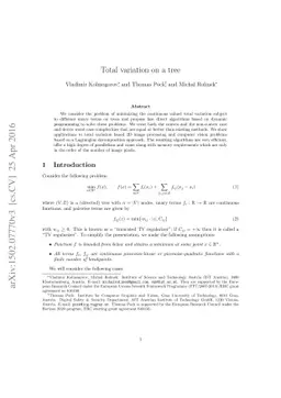 Total variation on a tree