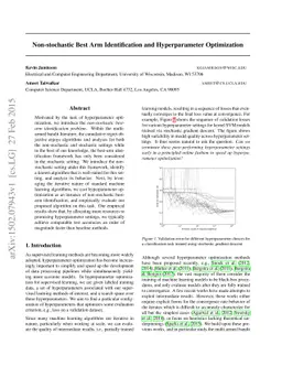 Non-stochastic Best Arm Identification and Hyperparameter Optimization