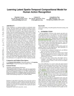 Learning Latent Spatio-Temporal Compositional Model for Human Action
  Recognition