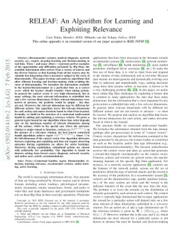 RELEAF: An Algorithm for Learning and Exploiting Relevance