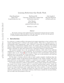 Learning Reductions that Really Work