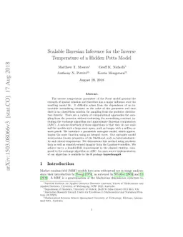 Scalable Bayesian Inference for the Inverse Temperature of a Hidden
  Potts Model