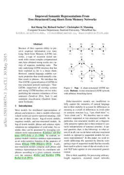 Improved Semantic Representations From Tree-Structured Long Short-Term
  Memory Networks