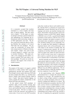 The NLP Engine: A Universal Turing Machine for NLP