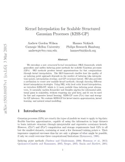 Kernel Interpolation for Scalable Structured Gaussian Processes
  (KISS-GP)