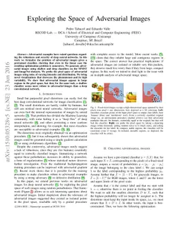 Exploring the Space of Adversarial Images