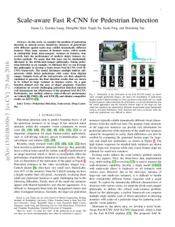 Scale-aware Fast R-CNN for Pedestrian Detection