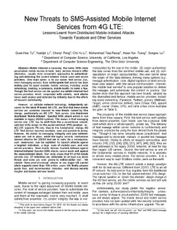 New Threats to SMS-Assisted Mobile Internet Services from 4G LTE:
  Lessons Learnt from Distributed Mobile-Initiated Attacks towards Facebook and
  Other Services