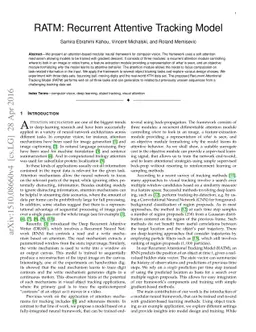 RATM: Recurrent Attentive Tracking Model