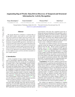 Augmenting Bag-of-Words: Data-Driven Discovery of Temporal and
  Structural Information for Activity Recognition