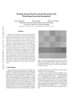 Do Deep Neural Networks Learn Facial Action Units When Doing Expression
  Recognition?