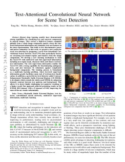 Text-Attentional Convolutional Neural Networks for Scene Text Detection
