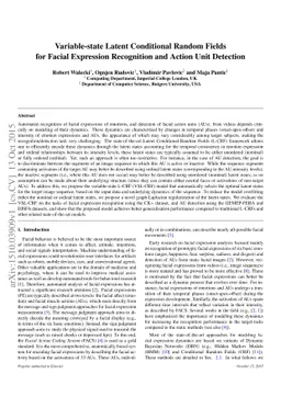 Variable-state Latent Conditional Random Fields for Facial Expression
  Recognition and Action Unit Detection