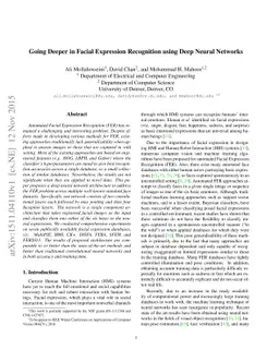 Going Deeper in Facial Expression Recognition using Deep Neural Networks