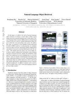 Natural Language Object Retrieval