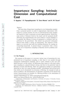 Importance Sampling: Intrinsic Dimension and Computational Cost