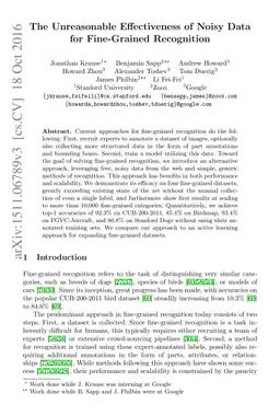 The Unreasonable Effectiveness of Noisy Data for Fine-Grained
  Recognition