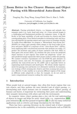 Zoom Better to See Clearer: Human and Object Parsing with Hierarchical
  Auto-Zoom Net