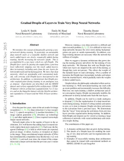 Gradual DropIn of Layers to Train Very Deep Neural Networks