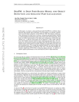 DeePM: A Deep Part-Based Model for Object Detection and Semantic Part
  Localization