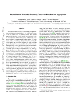 Recombinator Networks: Learning Coarse-to-Fine Feature Aggregation