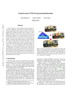 Context-aware CNNs for person head detection