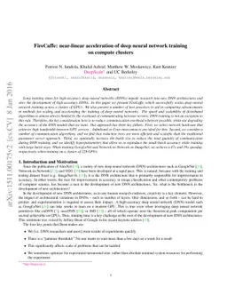 FireCaffe: near-linear acceleration of deep neural network training on
  compute clusters