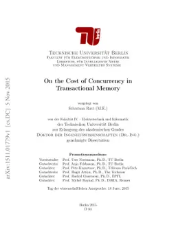 On the Cost of Concurrency in Transactional Memory