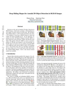 Deep Sliding Shapes for Amodal 3D Object Detection in RGB-D Images