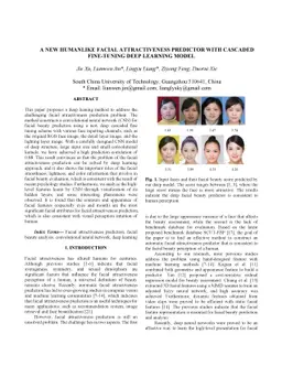 A new humanlike facial attractiveness predictor with cascaded
  fine-tuning deep learning model