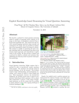 Explicit Knowledge-based Reasoning for Visual Question Answering