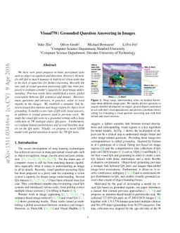 Visual7W: Grounded Question Answering in Images