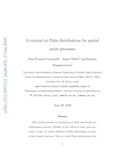 A tutorial on Palm distributions for spatial point processes