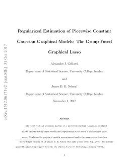 Regularized Estimation of Piecewise Constant Gaussian Graphical Models:
  The Group-Fused Graphical Lasso