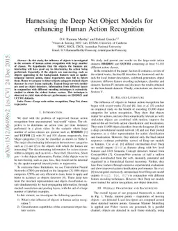 Harnessing the Deep Net Object Models for Enhancing Human Action
  Recognition