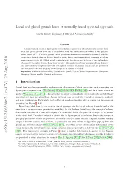 Local and global gestalt laws: A neurally based spectral approach