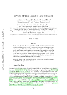 Towards optimal Takacs--Fiksel estimation