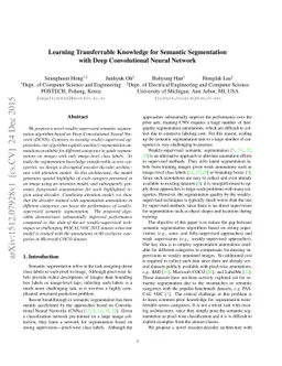 Learning Transferrable Knowledge for Semantic Segmentation with Deep
  Convolutional Neural Network