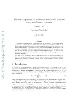 Efficient nonparametric inference for discretely observed compound
  Poisson processes