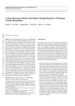 A Deep Structured Model with Radius-Margin Bound for 3D Human Activity
  Recognition