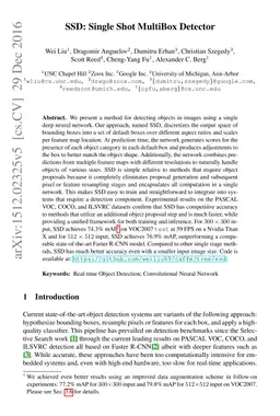 SSD: Single Shot MultiBox Detector