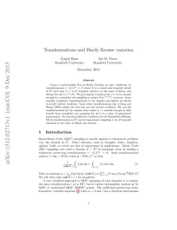 Transformations and Hardy-Krause variation