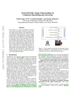 Neural Self Talk: Image Understanding via Continuous Questioning and
  Answering