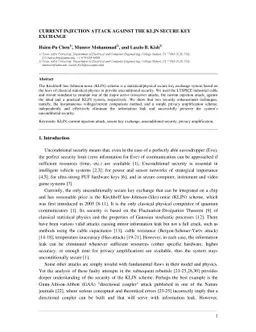 Current Injection Attack against the KLJN Secure Key Exchange