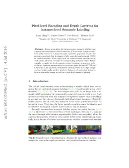 Pixel-level Encoding and Depth Layering for Instance-level Semantic
  Labeling