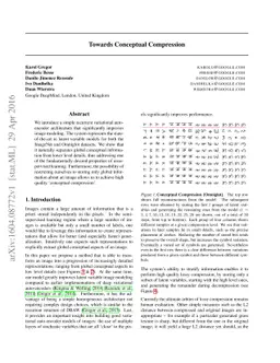 Towards Conceptual Compression