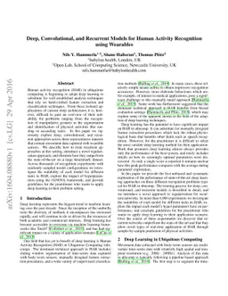 Deep, Convolutional, and Recurrent Models for Human Activity Recognition
  using Wearables